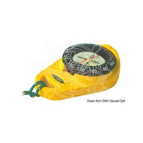 Compas RIVIERA Orion avec boîtier souple jaune