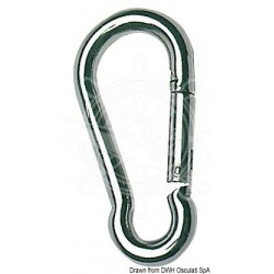 Mousqueton AISI 316 6 mm