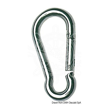 Mousqueton AISI 316 11 mm