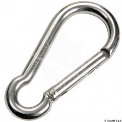 Mousqueton sans saillie AISI 316 8 mm