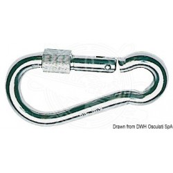 Mousqueton AISI 316 avec frette 100 mm