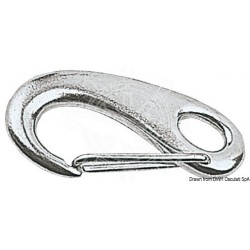 Mousqueton AISI 316 ouverture à ressort 100 mm