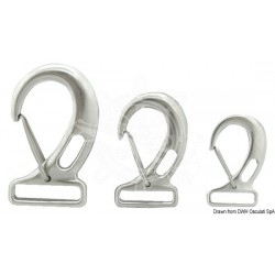 Mousqueton AISI 316 pour sangle 90x40 mm