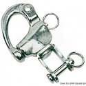 Mousqueton manille pivotante p. spi AISI 316 70 mm