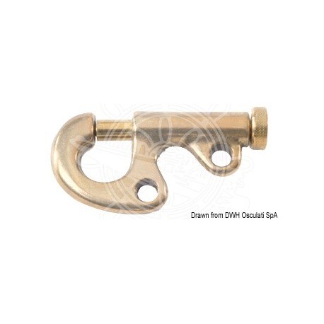 Mousqueton laiton Everdur 30mm