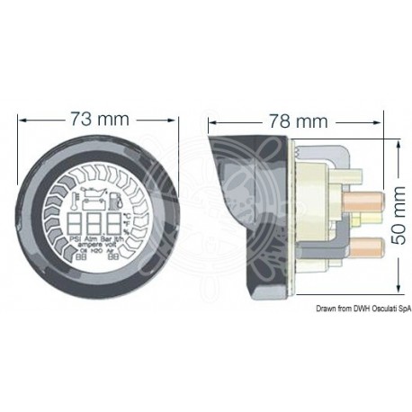 Alarme sonore instrum. Lcd