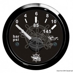 Indicateur pression de l'huile 0/10 bar noir/noir