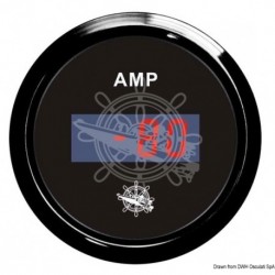 Ampèremètre numérique noir/noir