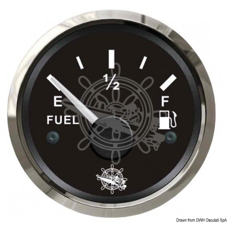 Jauge de carburant 240/33 ohm noir/polie