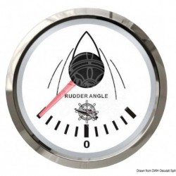 Indicateur angle de barre blanc/polie