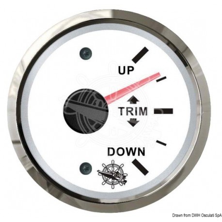 Indicateur trim 0/190 ohm blanc/polie
