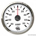 Ampèremètre avec shunt 80 A blanc/polie