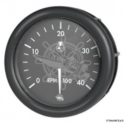 Compte-tours Guardian diesel noir + compteur 12 V