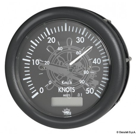 Speedomètre Guardian 0-50 nuds compt. milles 12V
