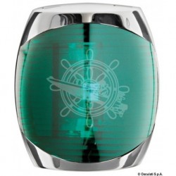 Feu de navigation Sphera II corp en inox vert