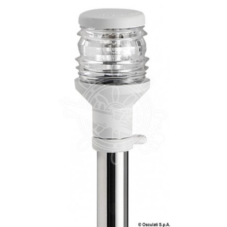 Hampe Compact en inox 60 cm feu blanc