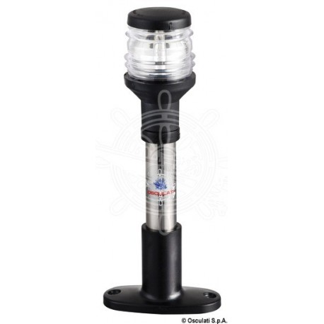 Hampe Compact en inox 20 cm feu noir