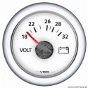 Voltmètre blanc 18/32 V