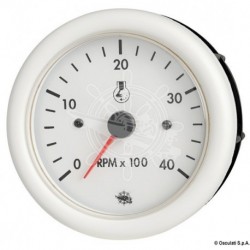 Compte-tours Guardian diesel blanc 12 V