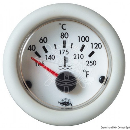 Indicat. température Guardian H20 40-120° blanc12V