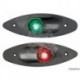 Feu de navigation en ABS à encastrer vert/noir