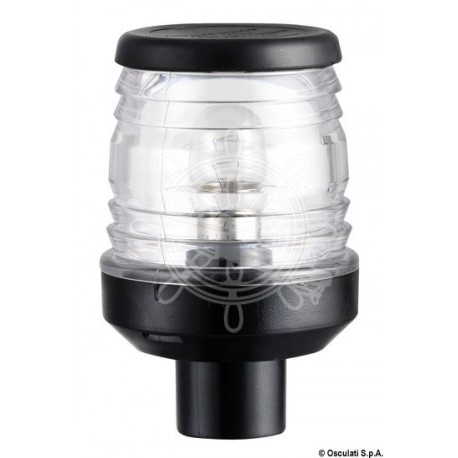 Feu tête de mât Classic 360° noir avec fusée