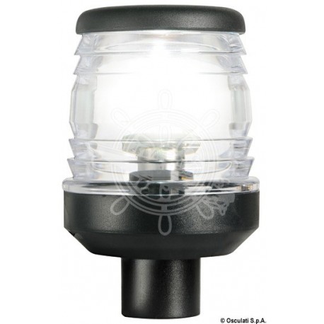 Feu tête de mât Classic 360° led noir avec fusée