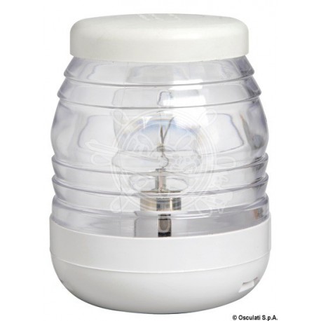 Feu tête de mât Classic 360° blanc/blanc 24 V