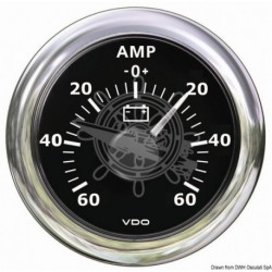 Ampèremètre noir -60 A + 60 A