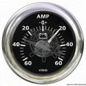 Ampèremètre noir -60 A + 60 A
