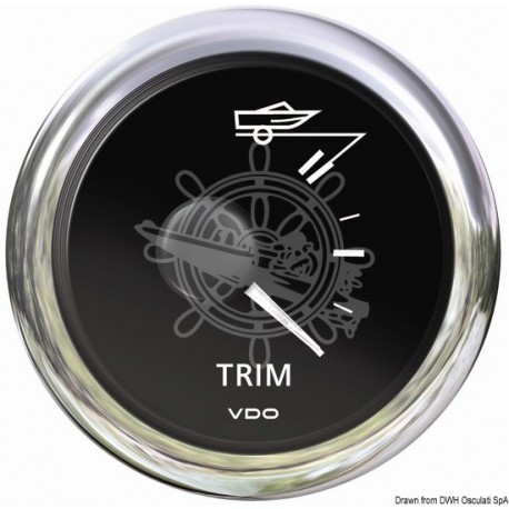 Indicateur trim noir