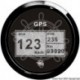 Indicateur vitesse compas totalisat GPS noir/noir