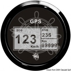 Indicateur vitesse compas totalisat GPS noir/noir