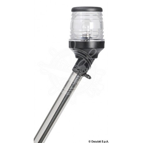 Hampe extractible noir feu 30° en axe 60 cm