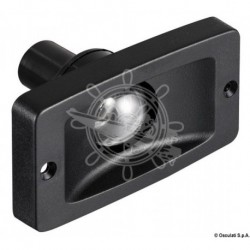 Feu de poupe à encastrer noir en ABS