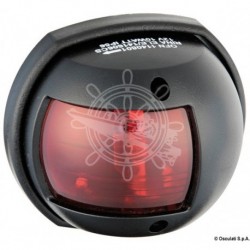 Feu de navigation Sphera noir/rouge 112,5°