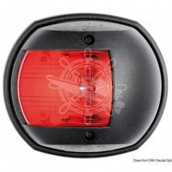 Feu de navigation Classic 12 noir/rouge 112,5°