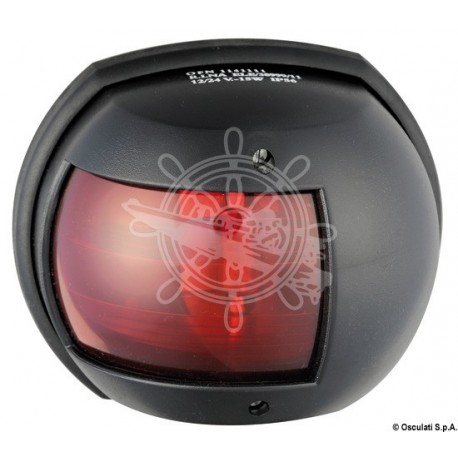 Feu de navigation Maxi 20 noir 12 V/rouge 112,5°