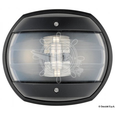 Feu de navigation Maxi 20 noir 12 V/proue blanc