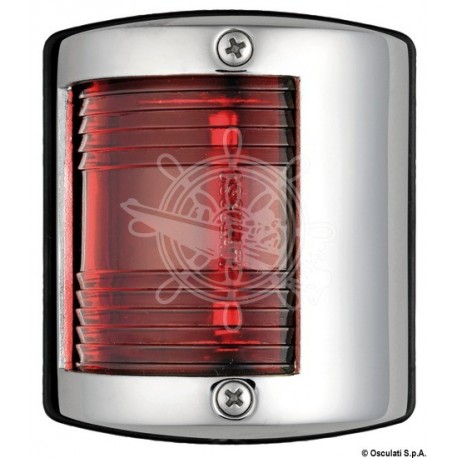 Feu de navigation Utiity 85 acier/112,5° rouge
