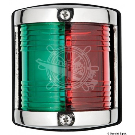 Feu de navigation Utiity 85 acier/rouge-vert