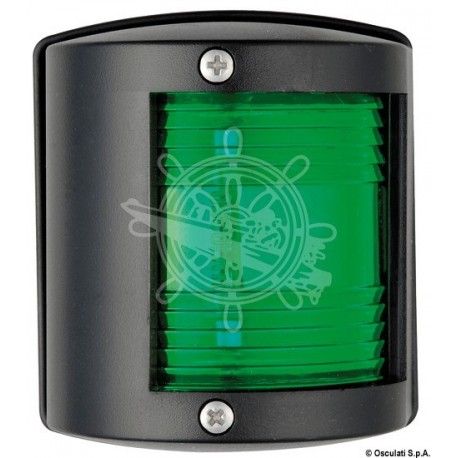 Feu de navigation Utility 77 noir/112,5° vert
