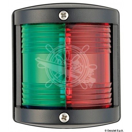 Feu de navigation Utility 77 noir/225° rouge-vert