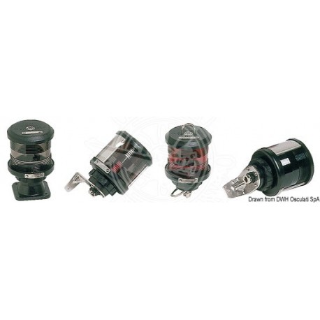 Feu navigation DHR rouge à accrocher 360° 25 W