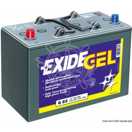 Batterie Exide Gel 60 Ah