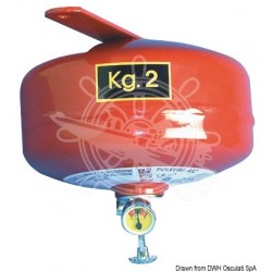 Extincteur à pluie de poudre ogive 2 kg