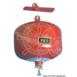 Extincteur à pluie de poudre ogive 6 kg