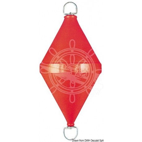 Bouée biconique rouge 500 x 1030 mm