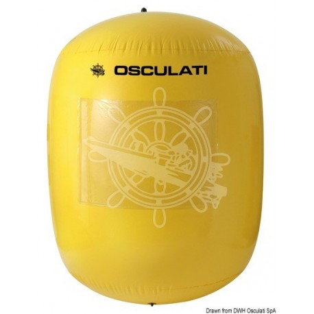 Bouée régate géant jaune 150 x 160 cm