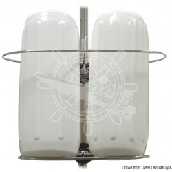 Porte pare-battage repliable 480 x 160 mm